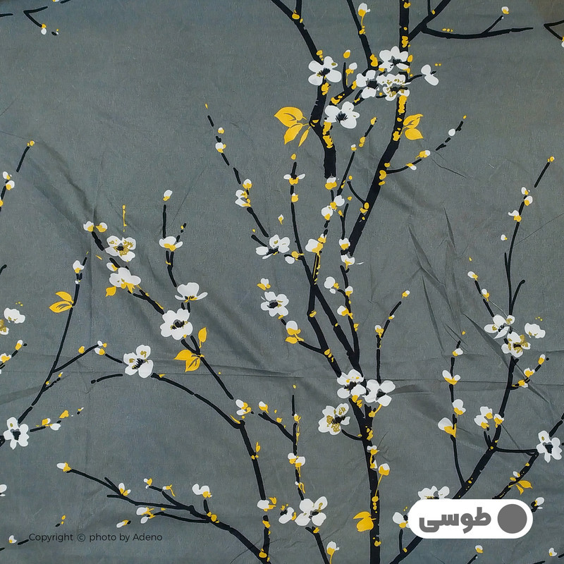ملحفه آدنو مدل گلریز کد CH52 دونفره سایز 160x200 سانتی متر