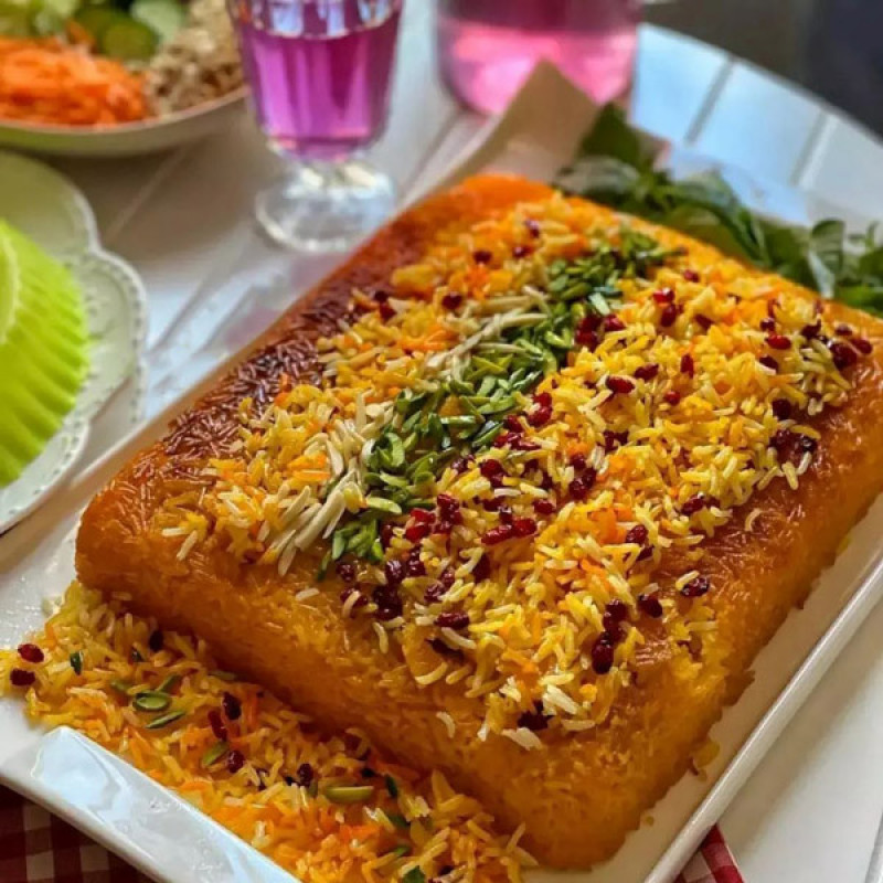 قالب کیک به گز مدل مستطیل گرانیتی