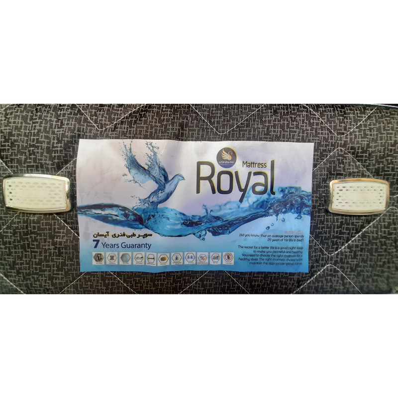 تشک رویال مدل آیسان M07 یک نفره سایز 200 × 120 سانتی‌ متر