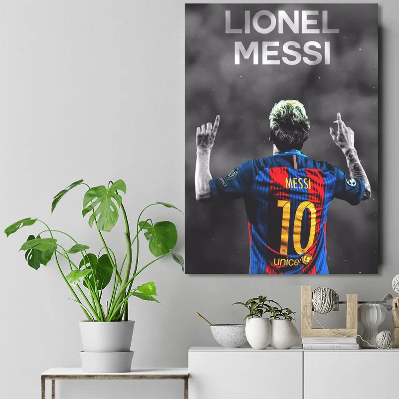 تابلو شاسی گالری استاربوی طرح مسی مدل Football 1