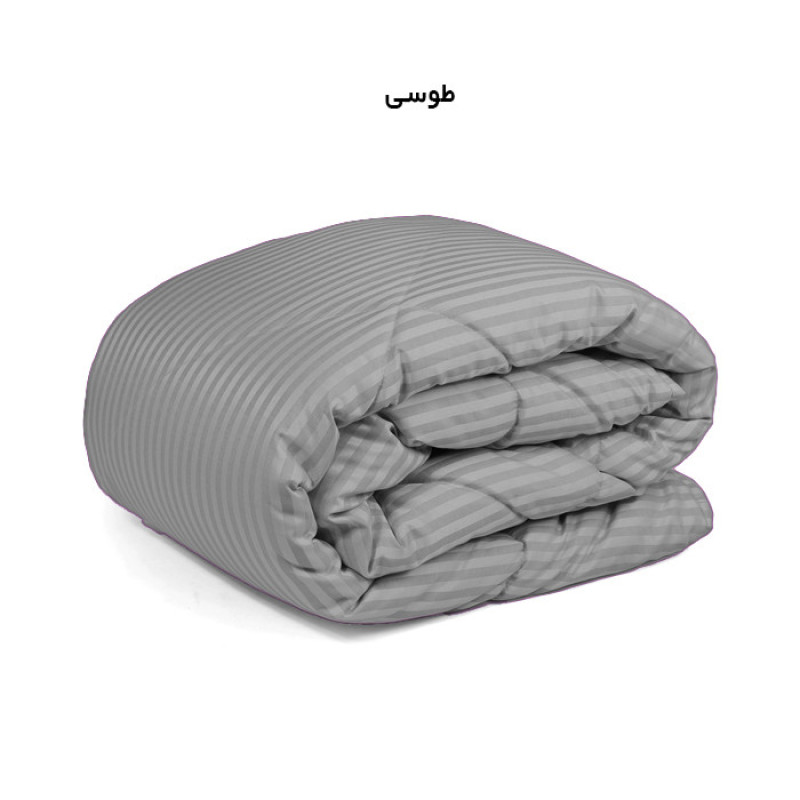 روکش لحاف چیداری مدل هتلی یک نفره سایز 220x160 سانتی متر