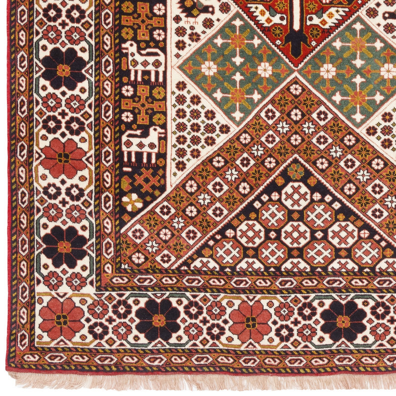 فرش دستباف 2.2 متری سی پرشیا مدل 179858 زمینه کرم