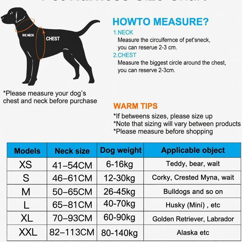 قلاده کتفی سگ مدل 001 سایز S
