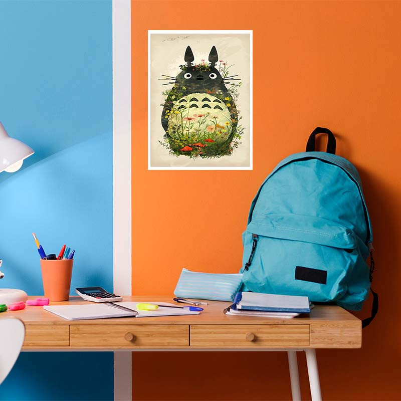 پوستر کارنيکا طرح همسایه من توتورو My Neighbor Totoro کد 58599 مجموعه 8 عددی