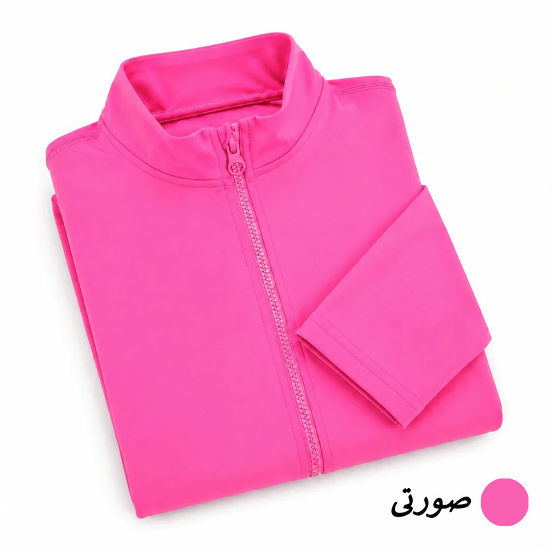 سرهمی ورزشی زیپ دار زنانه پشت کش مدل Aura کد M5771
