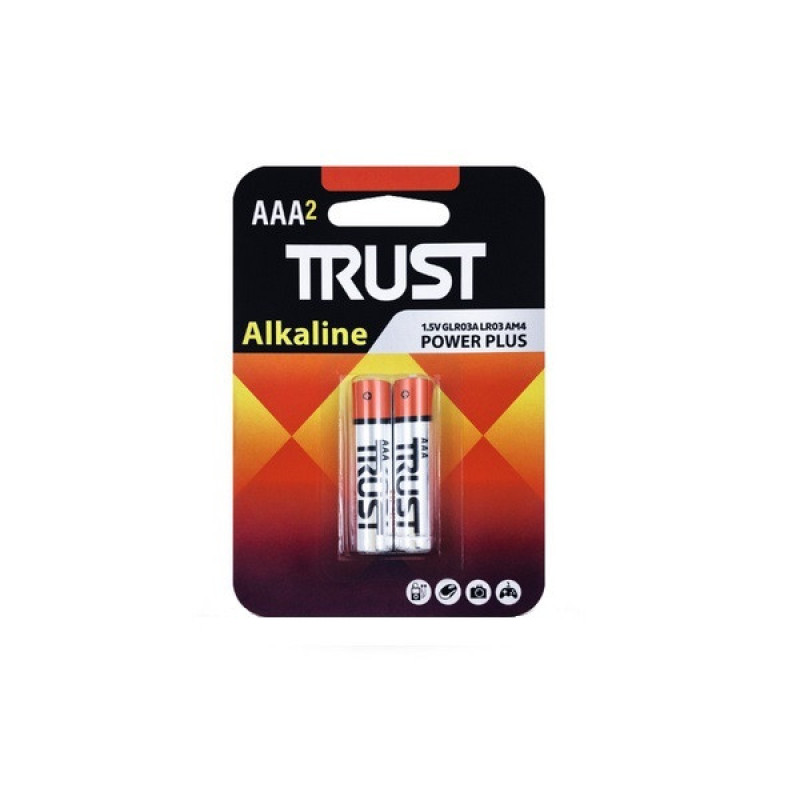 باتری نیم قلمی تراست مدل Alkaline بسته 4 عددی