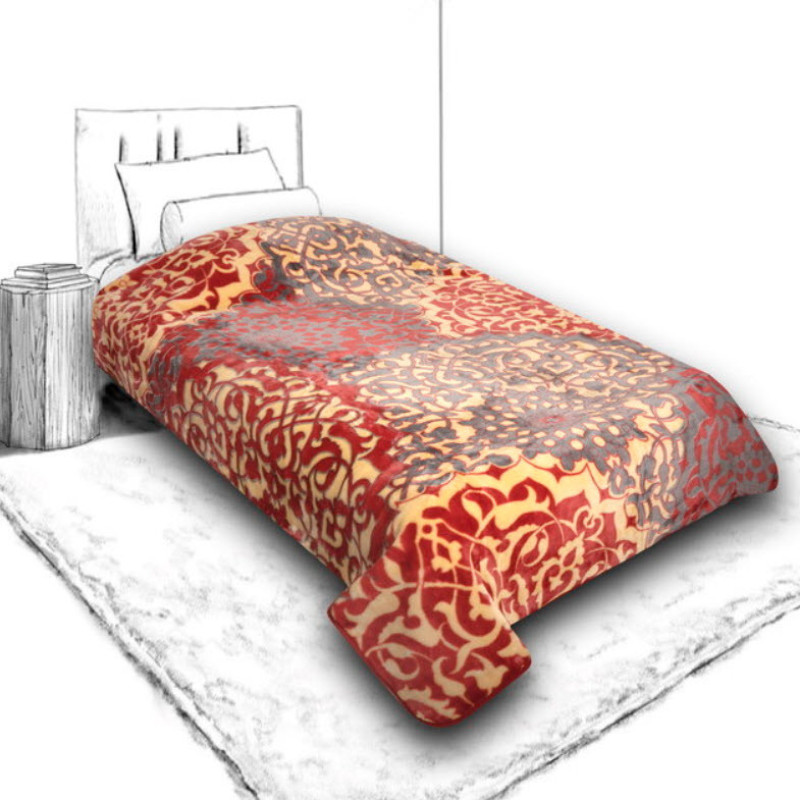 پتو یک نفره گلبافت مدل برتر سایز 220x160 سانتی‌متر