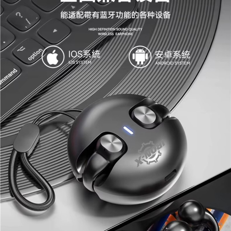 هدفون بلوتوثی آیرون ایکس مدل J04 با نویز کنسلینگ میکروفون (ENC)، درگاه شارژ USB Type-C، دارای قابلیت اتصال به چند دستگاه، دارای طراحی ارگونومیک