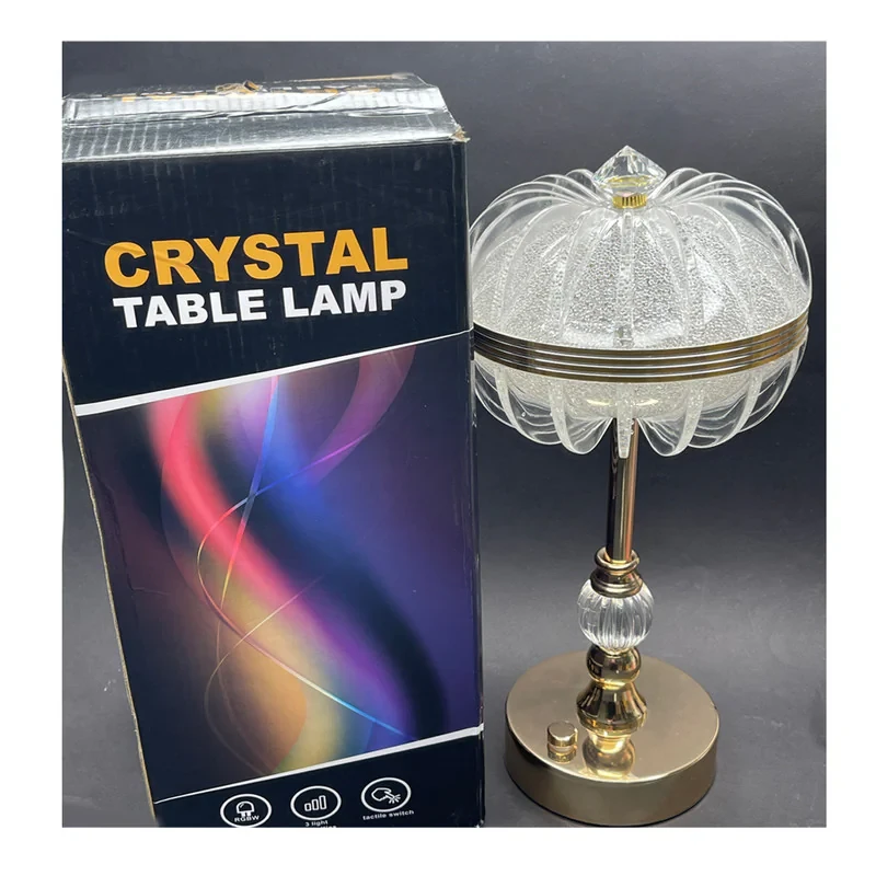 آباژور رومیزی مدل CRYSTAL طرح TABLE LAMP