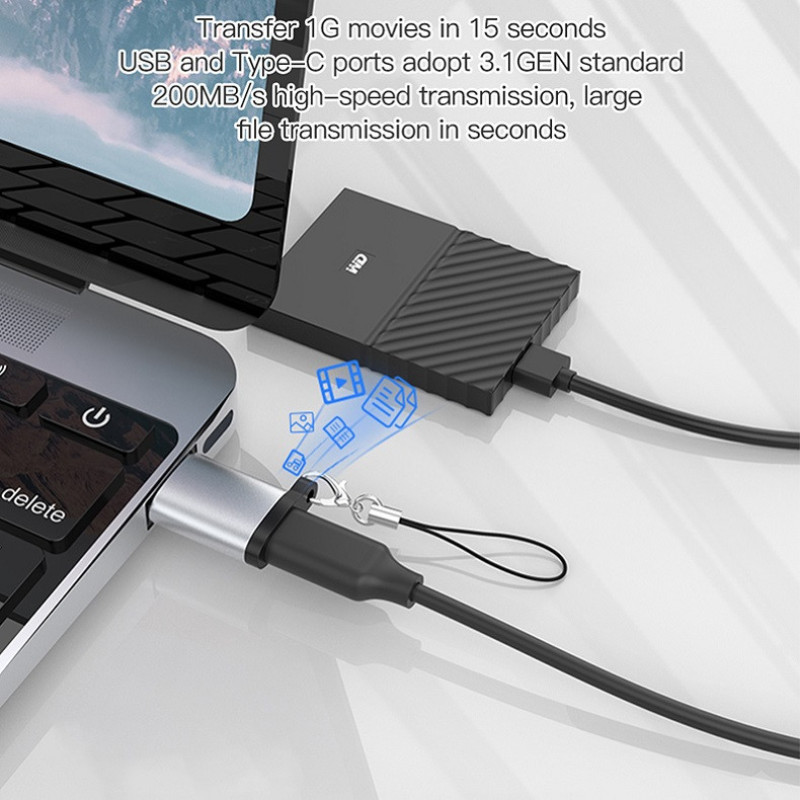 مبدل USB-C به USB 3.0 کد OTG-CA201