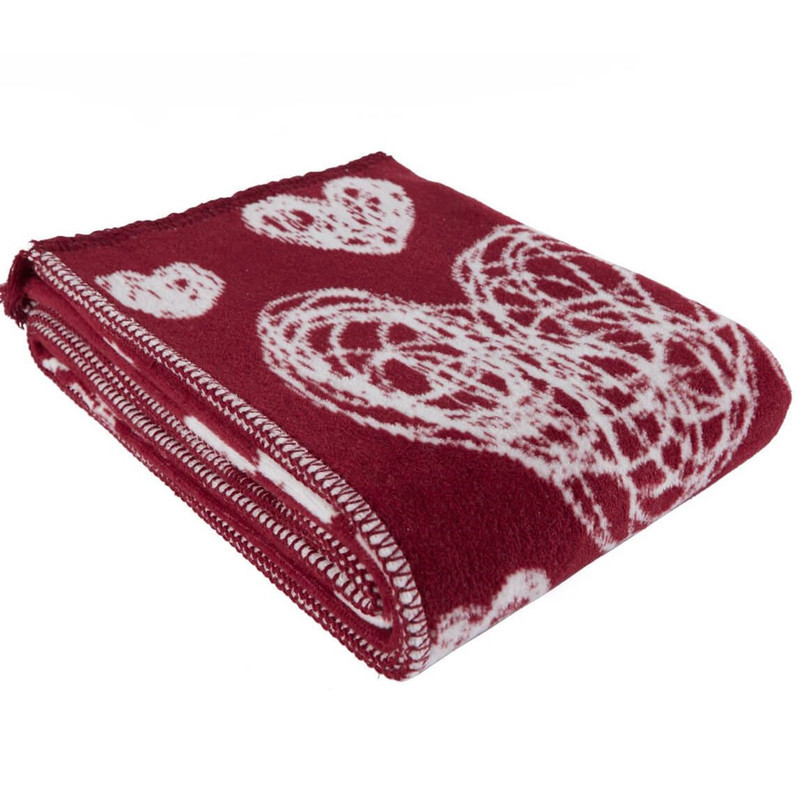 شال مبل مدل Hearts سایز 155x127 سانتی متر