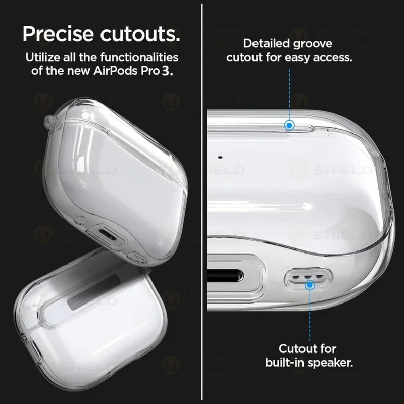 کاور آلتیمیت شیلد مدل CLR TRP مناسب برای کیس اپل AirPods Pro