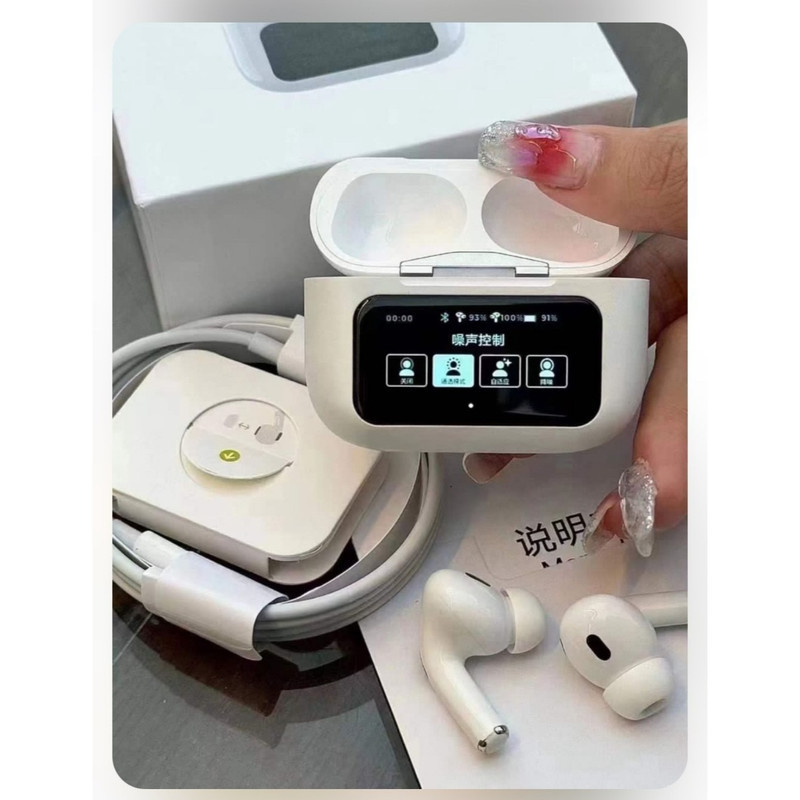 هدفون بلوتوثی مدل 8455ا airpods pro screen 2024