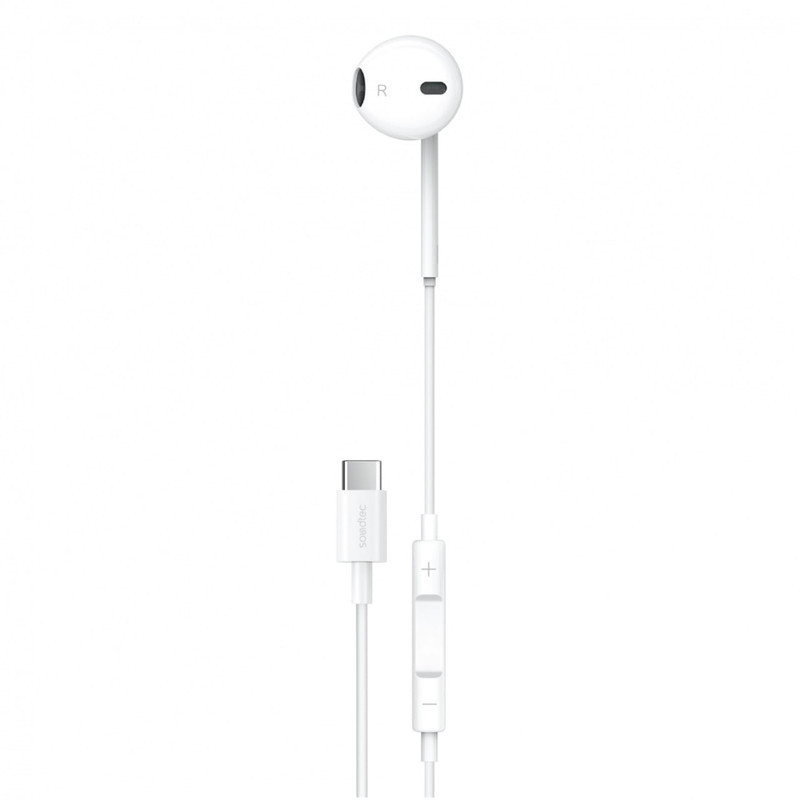 هندزفری سیمی USB-C پرودو مدل Soundtec Stereo Earphone