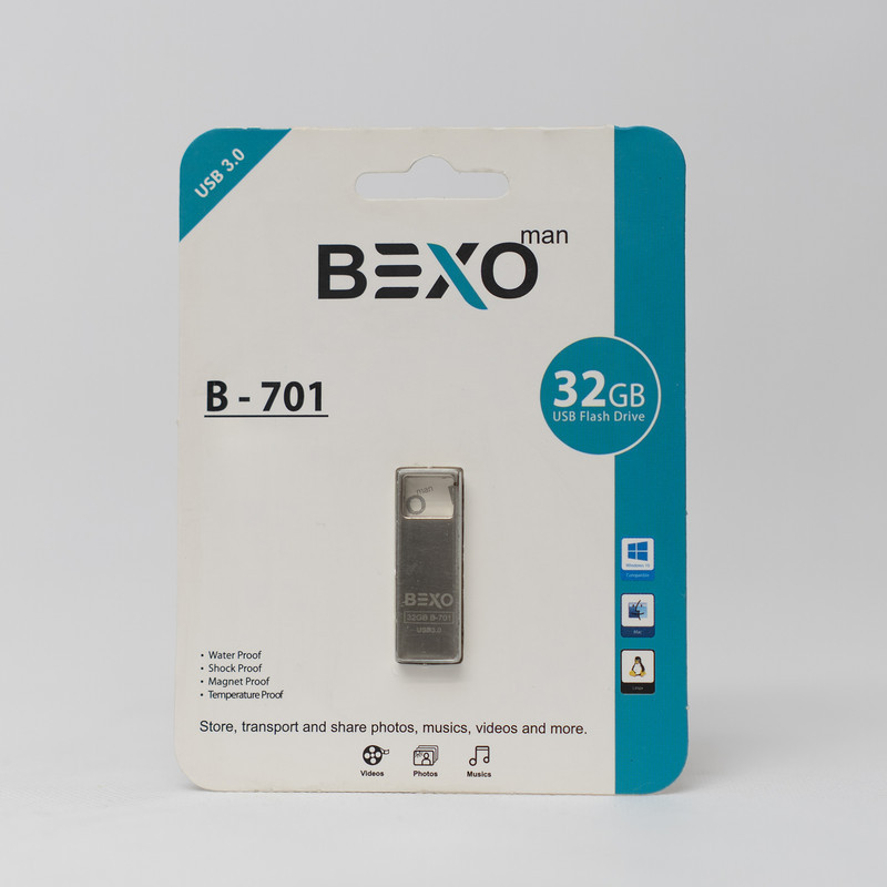 فلش مموری بکسو مدل B 701 ظرفیت 32 گیگابایت با رابط USB 3.0