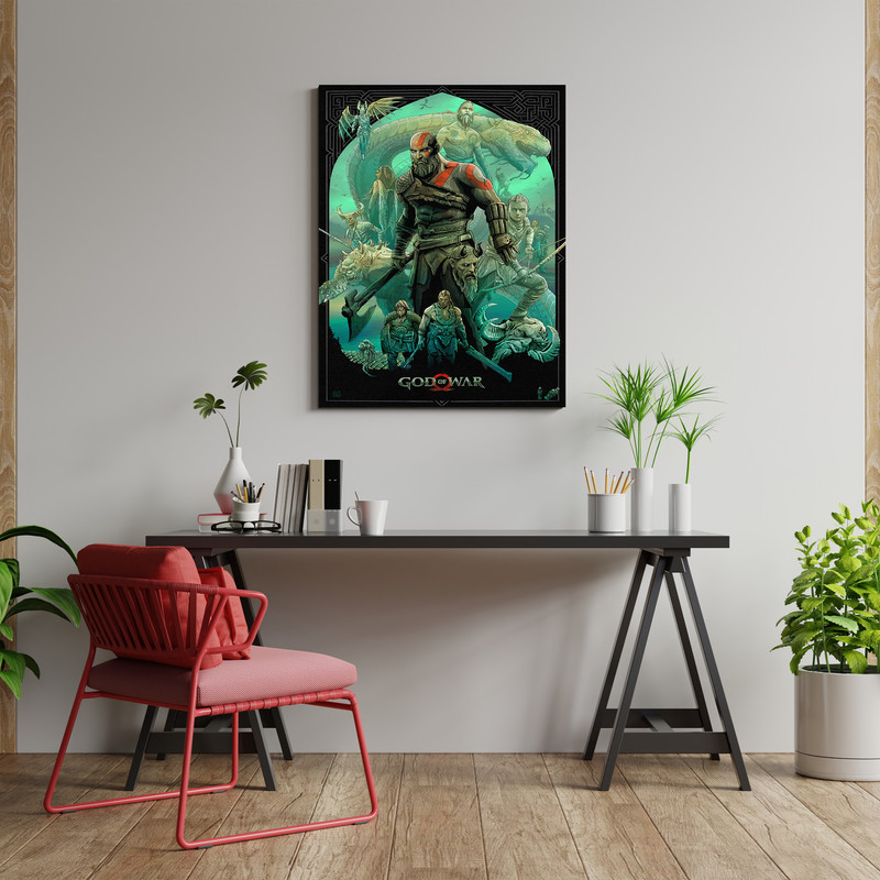تابلو شاسی مدل گیمینگ گاد اف وار god of war  کد 1268