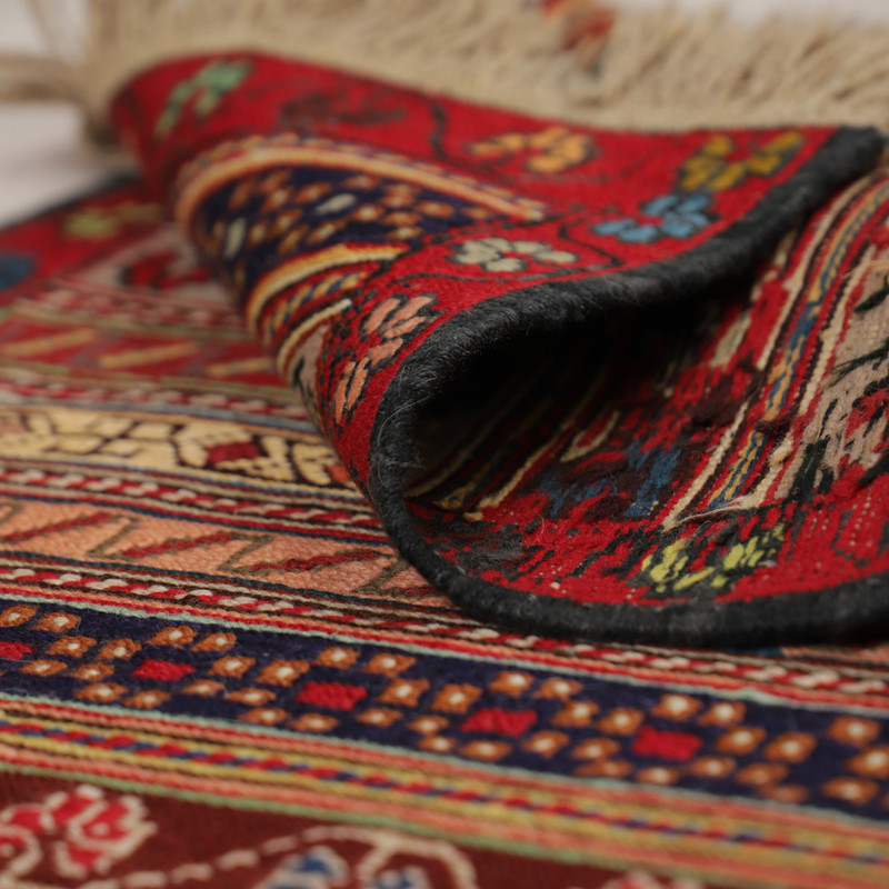 گلیم دستبافت نیم متری مدل ورنی کد 4010861