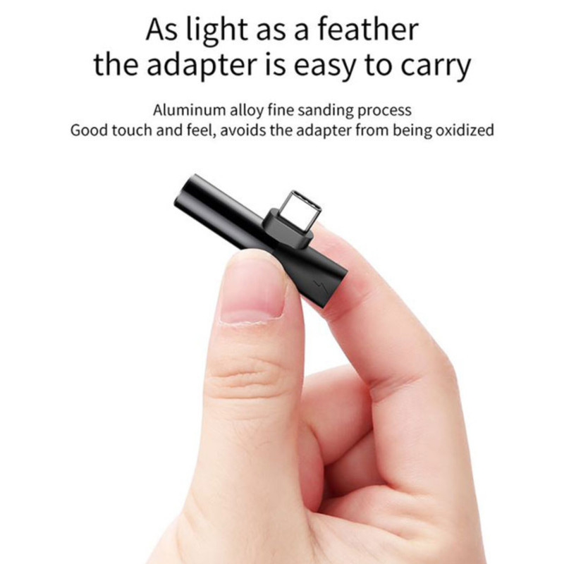 مبدل USB-C به AUXUSB-C بیسوس مدل L41 مناسب برای گوشی های شیائومی
