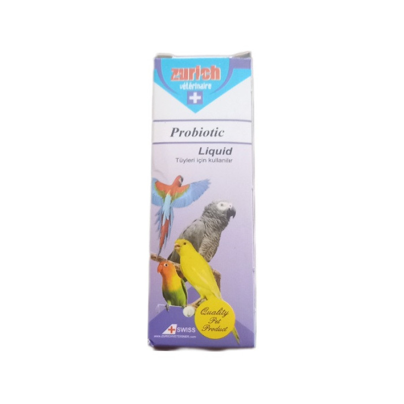 قطره پروبیوتیک پرنده زوریخ کد z03 حجم 30 میلی لیتر