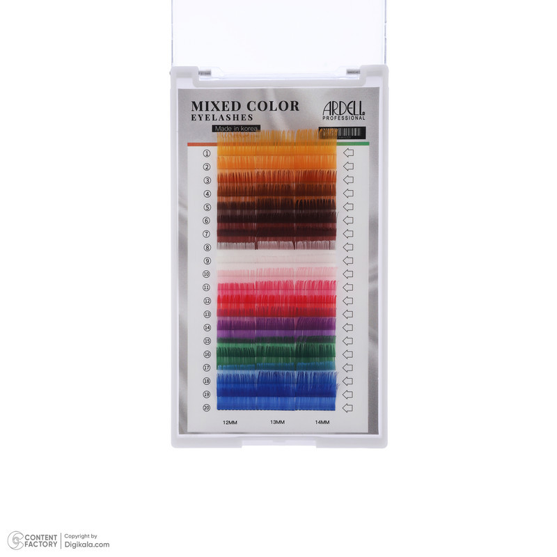 مژه مصنوعی آردل مدل Rainbow CC 0.10