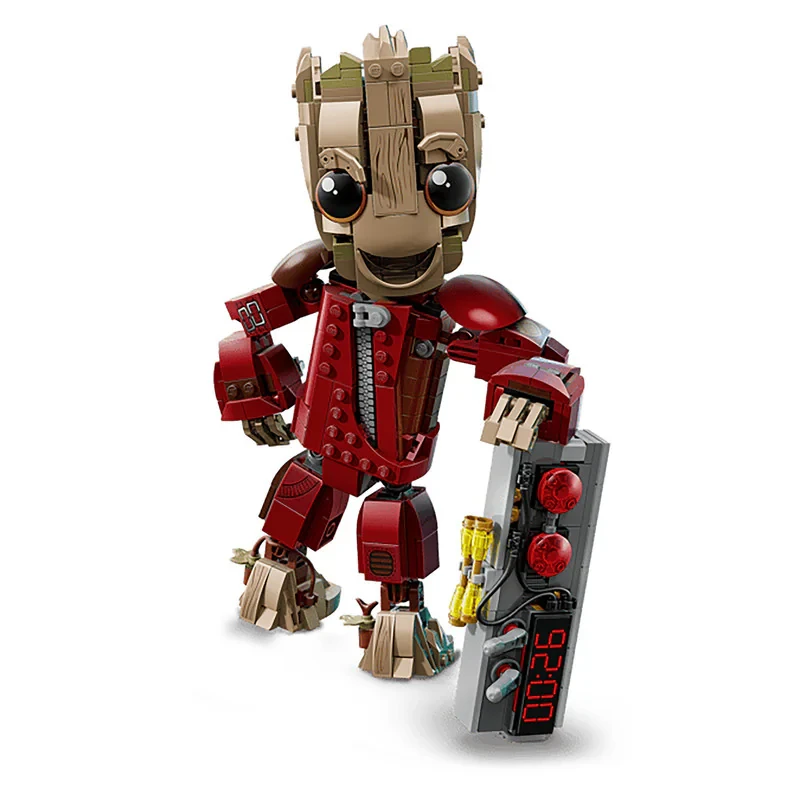 لگو 604 تکه سری Marvel مدل Ravager Jumpsuit Groot کد 76341