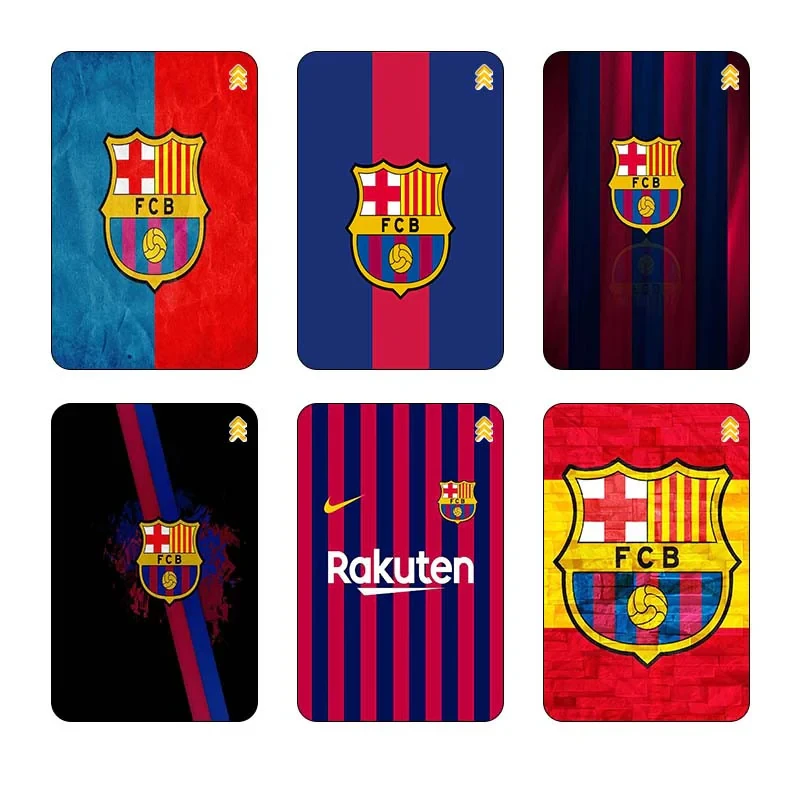 استيکر کارت کارنيکا طرح بارسلونا Barcelona کد 25729 مجموعه 6 عددی