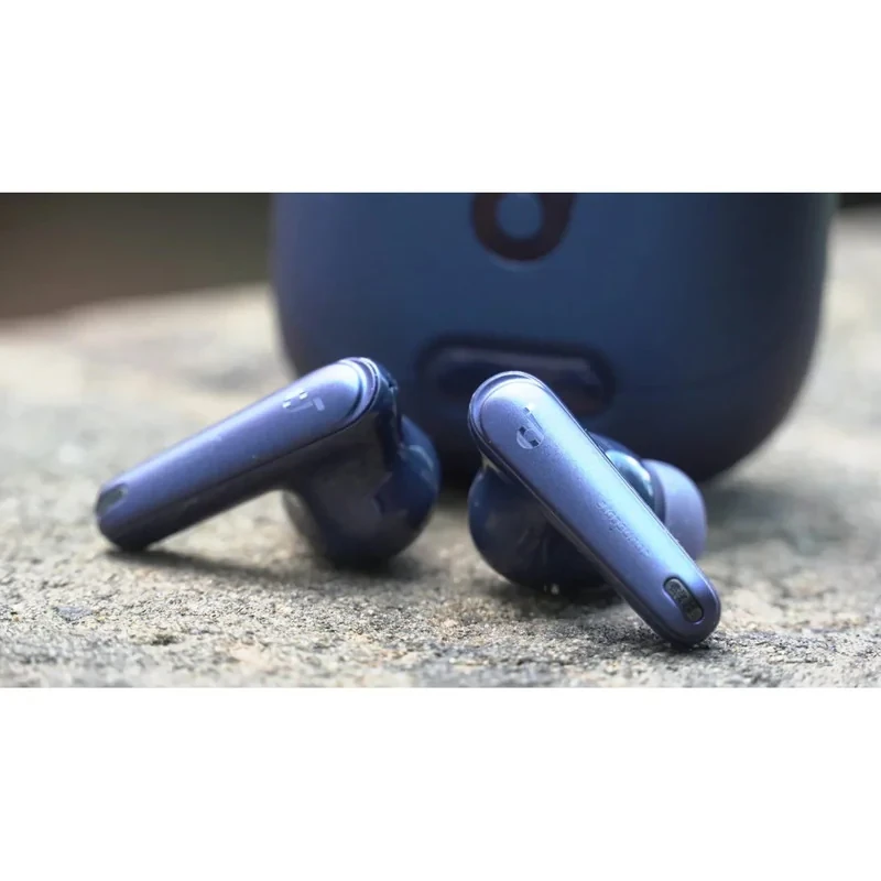 هدفون بلوتوثی انکر مدل Soundcore Liberty 4 NC با نویز کنسلینگ فعال (ANC)، درگاه شارژ USB Type-C، پشتیبانی از فرمان لمسی، مقاوم در برابر پاشش آب