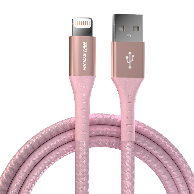 کابل تبدیل USB به لایتنینگ کینگ استار مدل K125i طول 1.2 متر