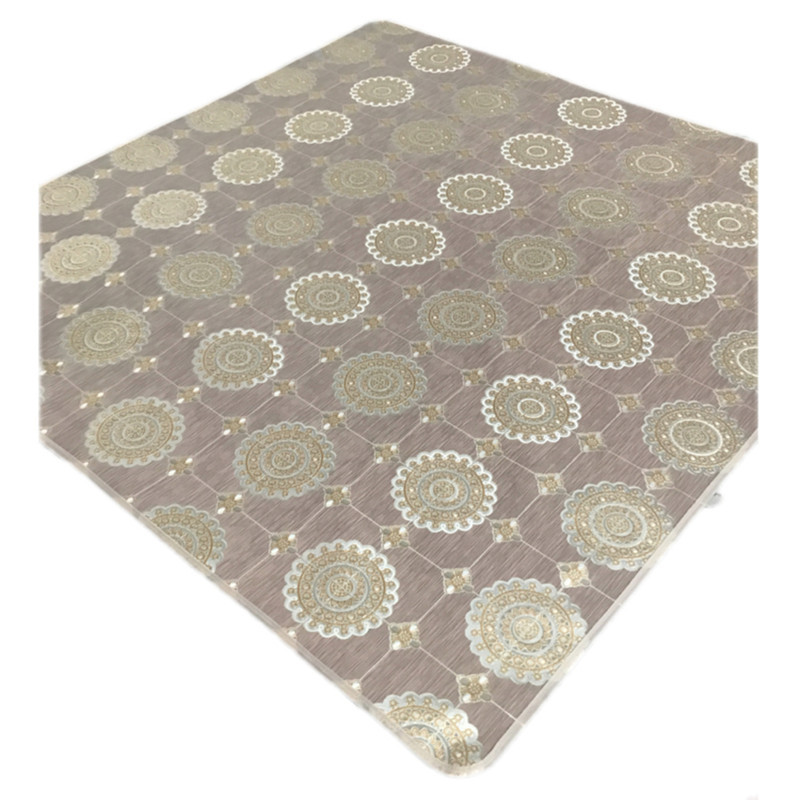 سفره 4 نفره مدل لوتوس طرح پشت نخی سایز 100×100 سانتی متر کد 04