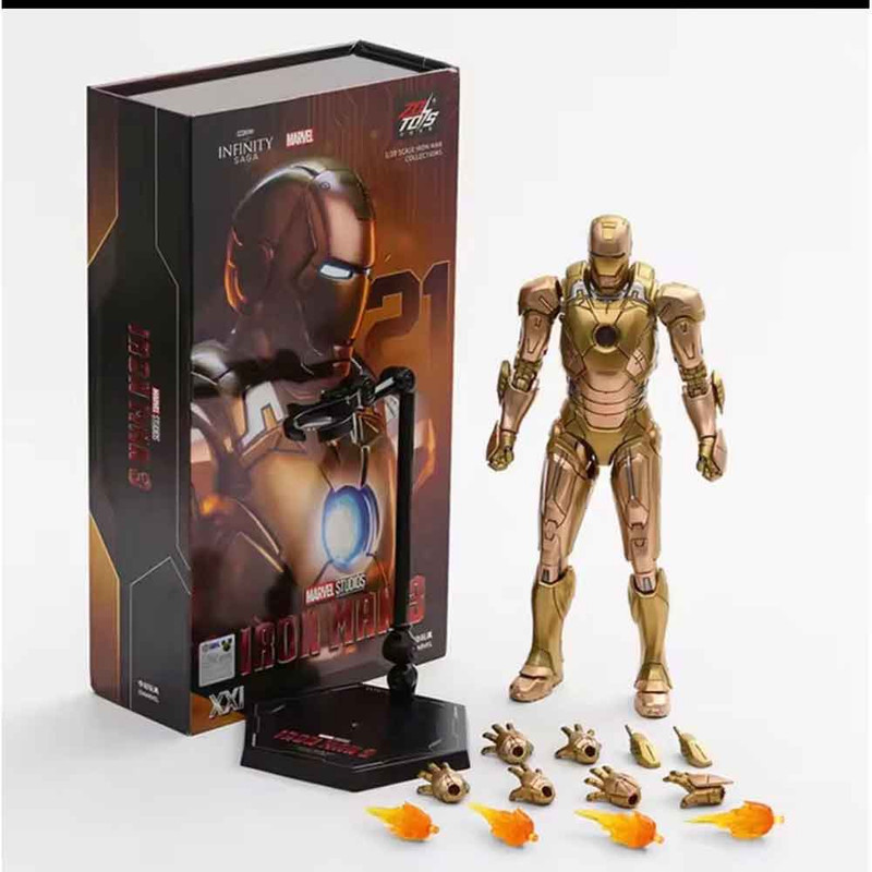 اکشن فیگور مدل ironman mark 21 ارتفاع 15 سانتی‌متر