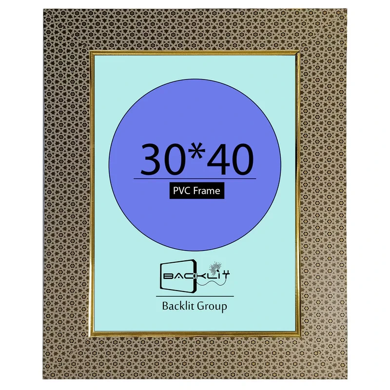 قاب عکس بکلیت مدل خاتم 4.5 سانتی دیواری سایز40×30 سانتی متر