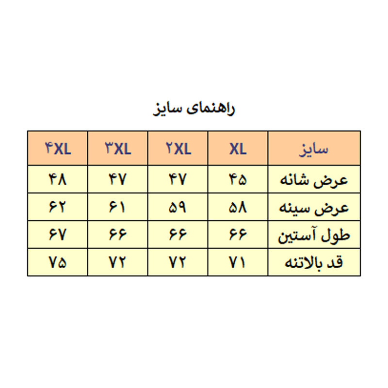کاپشن مردانه مدل M4260