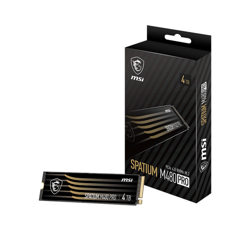 اس اس دی اینترنال PCIe Gen4 x4 ام اس آی مدل SPATIUM M480 PRO ظرفیت 4 ترابایت