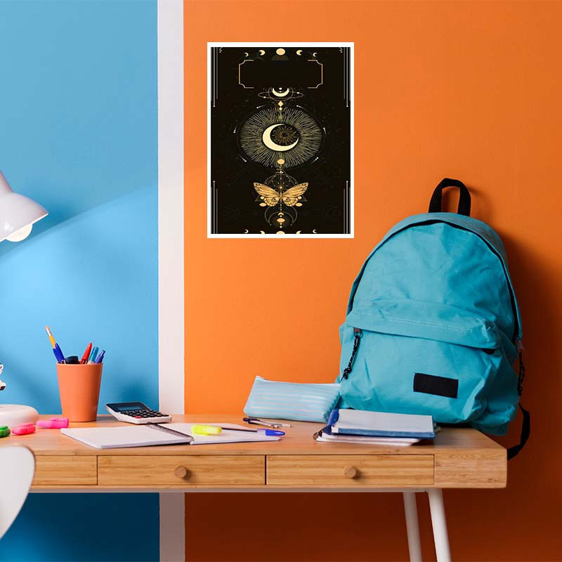 پوستر کارنيکا طرح ماه Moon کد 16841 مجموعه 8 عددی