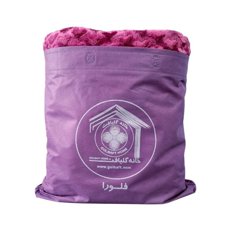 پتو مسافرتی 1 نفر مدل فلور سایز 220x150 سانتی‌متر