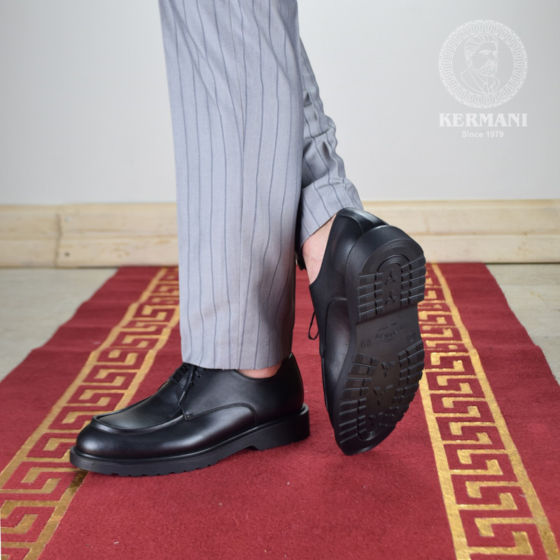 کفش مردانه کرمانی مدل چرم دستدوز کد 1069