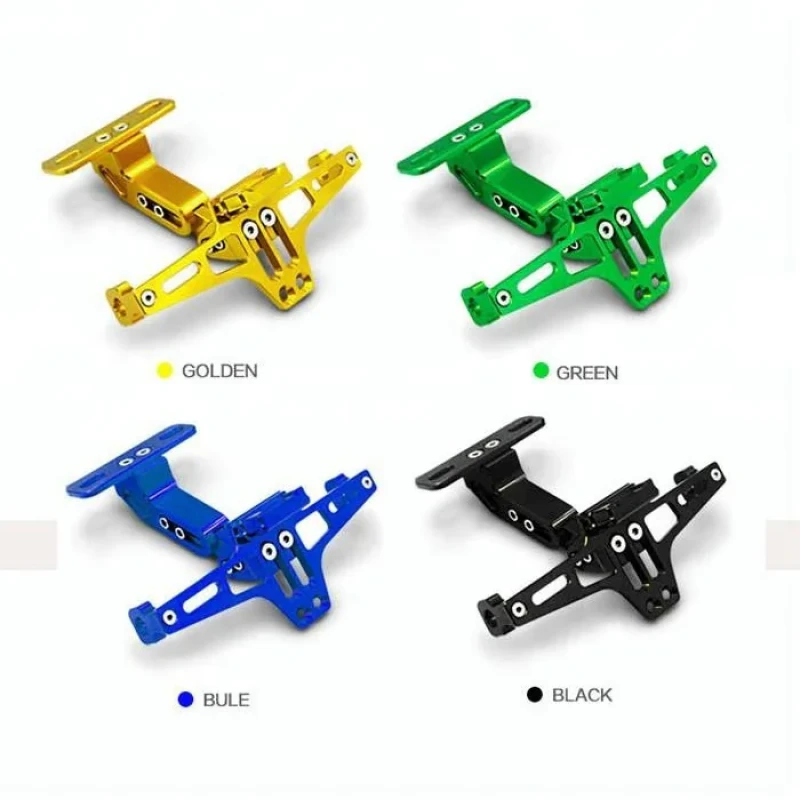 پایه و نگهدارنده پلاک موتور سیکلت وارون مدل B-65-BLU