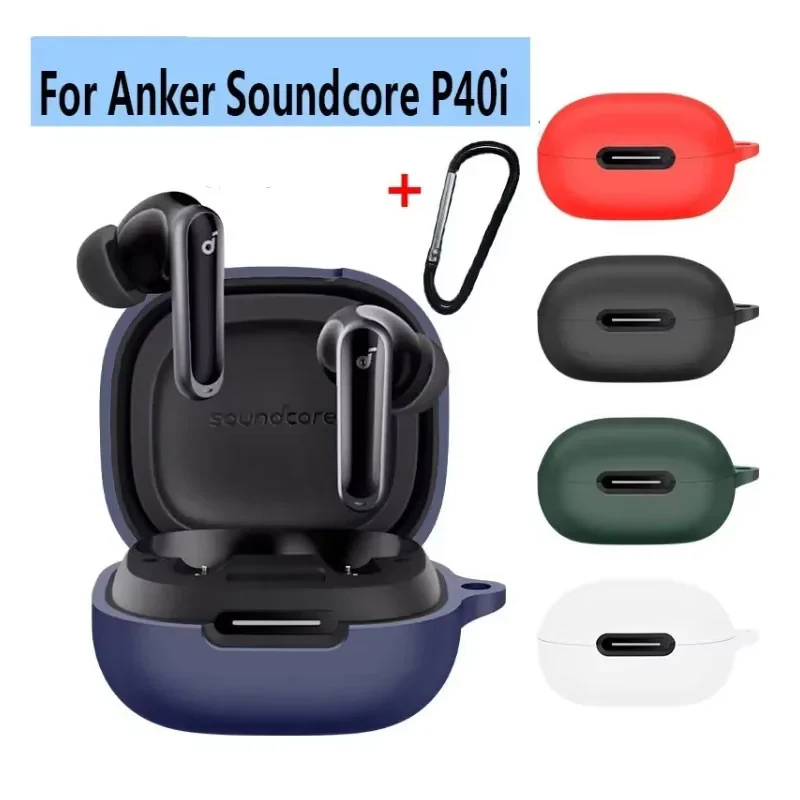 کاور مسیر مدل Silicone Cover مناسب برای کیس هدفون بی سیم انکر Soundcore P40i