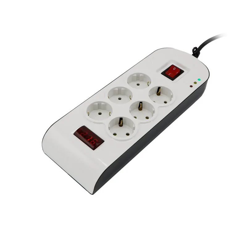 محافظ ولتاژ پارت الکتریک مدل شش خانه کد  P8796