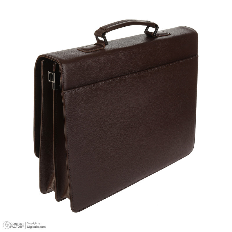 کیف اداری مردانه چرم مشهد مدل A5607-001-01 دارای 4 محفظه