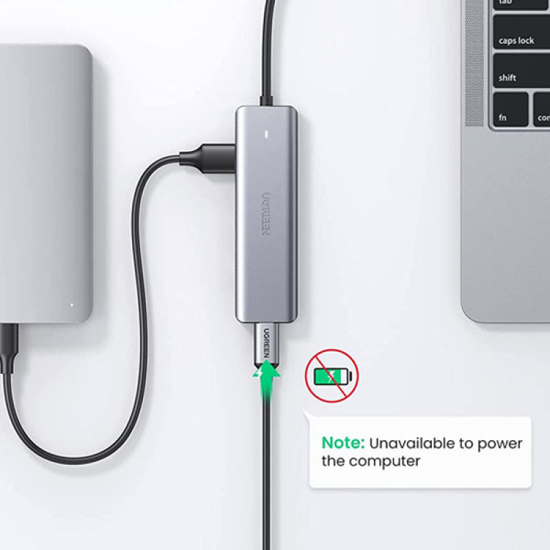 هاب 4 پورت USB-C یوگرین مدل UG-70336