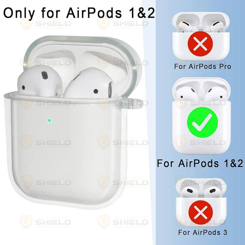 کاور آلتیمیت شیلد مدل CLR TRP مناسب برای کیس اپل AirPods 2