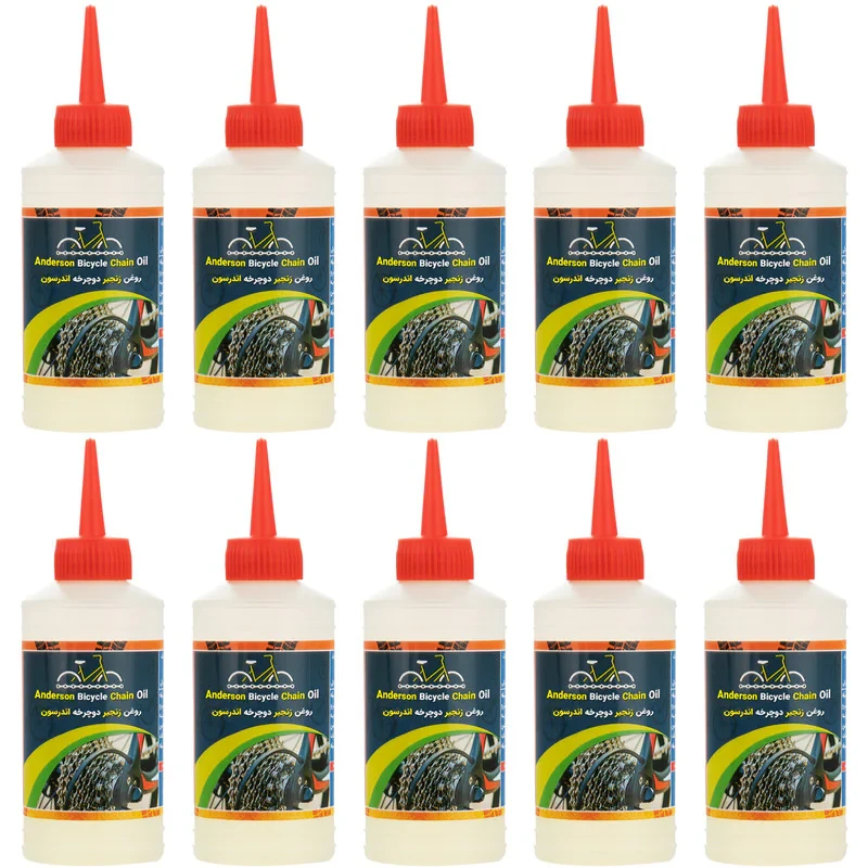 روغن زنجیر دوچرخه اندرسون مدل A200 حجم 80 میلی لیتر بسته 10 عددی