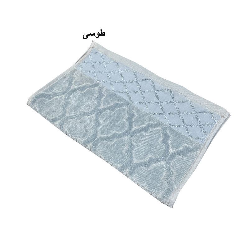حوله دست و صورت ماندگار مدل MQ سایز 60x30 سانتی متر