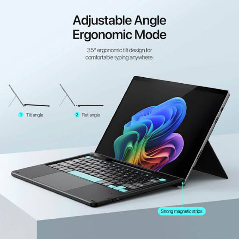 کیبورد بی‌سیم تبلت دوکس دوکیس مدل ck005 مناسب برای تبلت Surface pro X891011