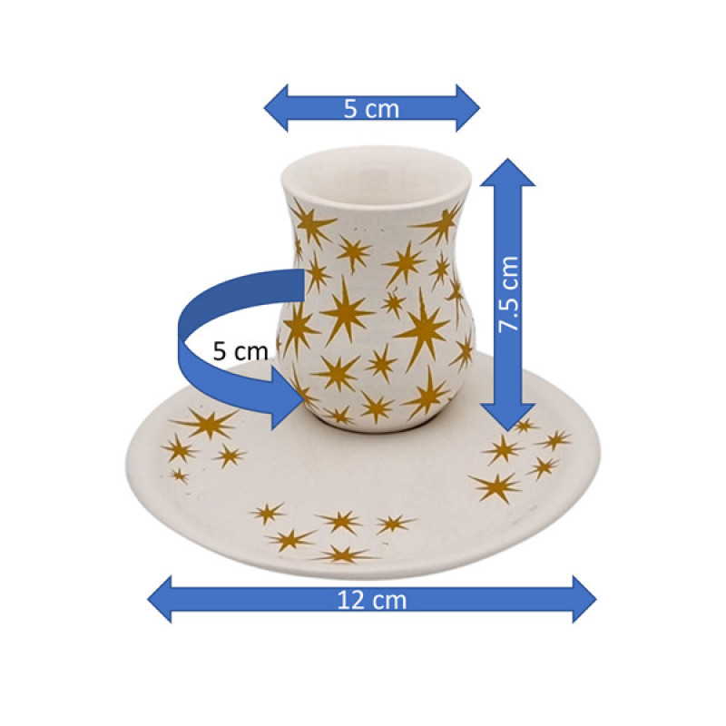 فنجان و نعلبکی مدل کمر باریک کد 14283xstar