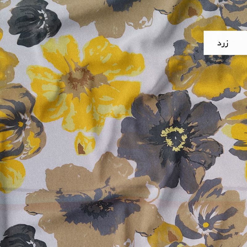 روکش لحاف طرح آبرنگی یک نفره سایز 160x220 سانتی متر
