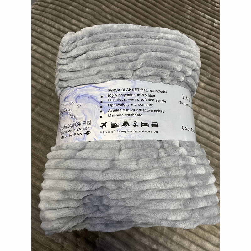 پتو مسافرتی مدل پلیسه کد p1 سایز 160x220 سانتی متر