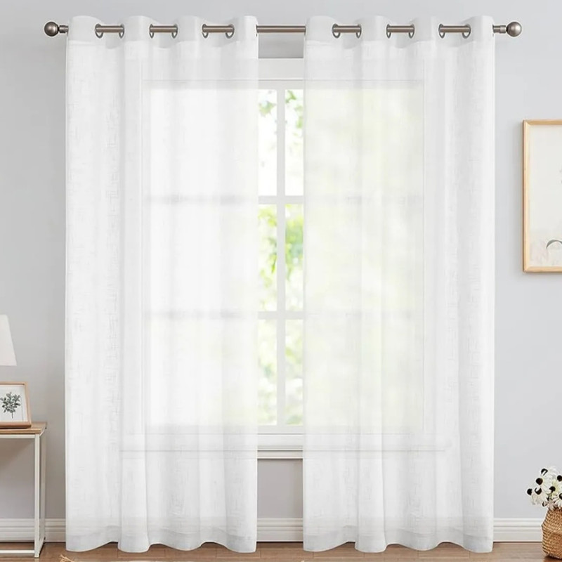 پرده مدل پانچ حریر شاین هفت رنگ سایز 280×275 سانتی متر