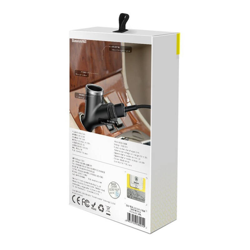 شارژر فندکی باسئوس مدل CCALL-YX